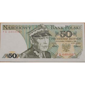50 zlotych 1986 fg a